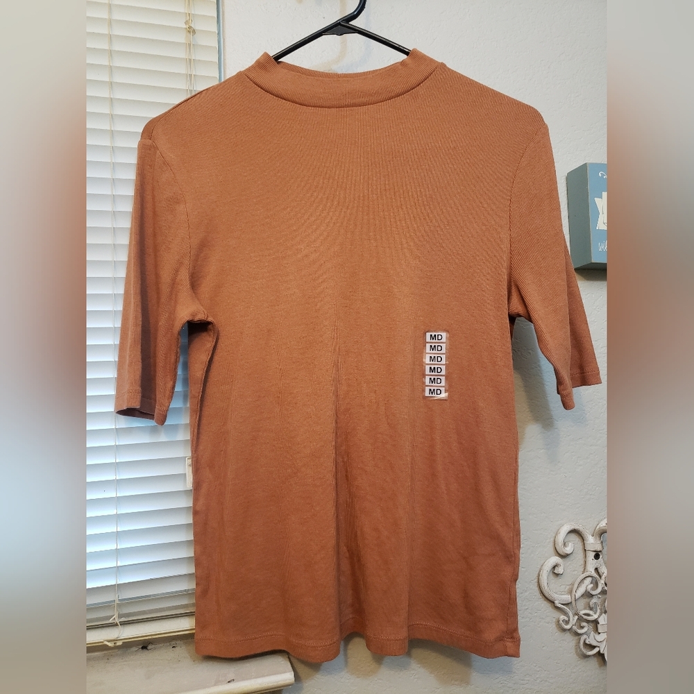 Brown Short Sleeve Tee
